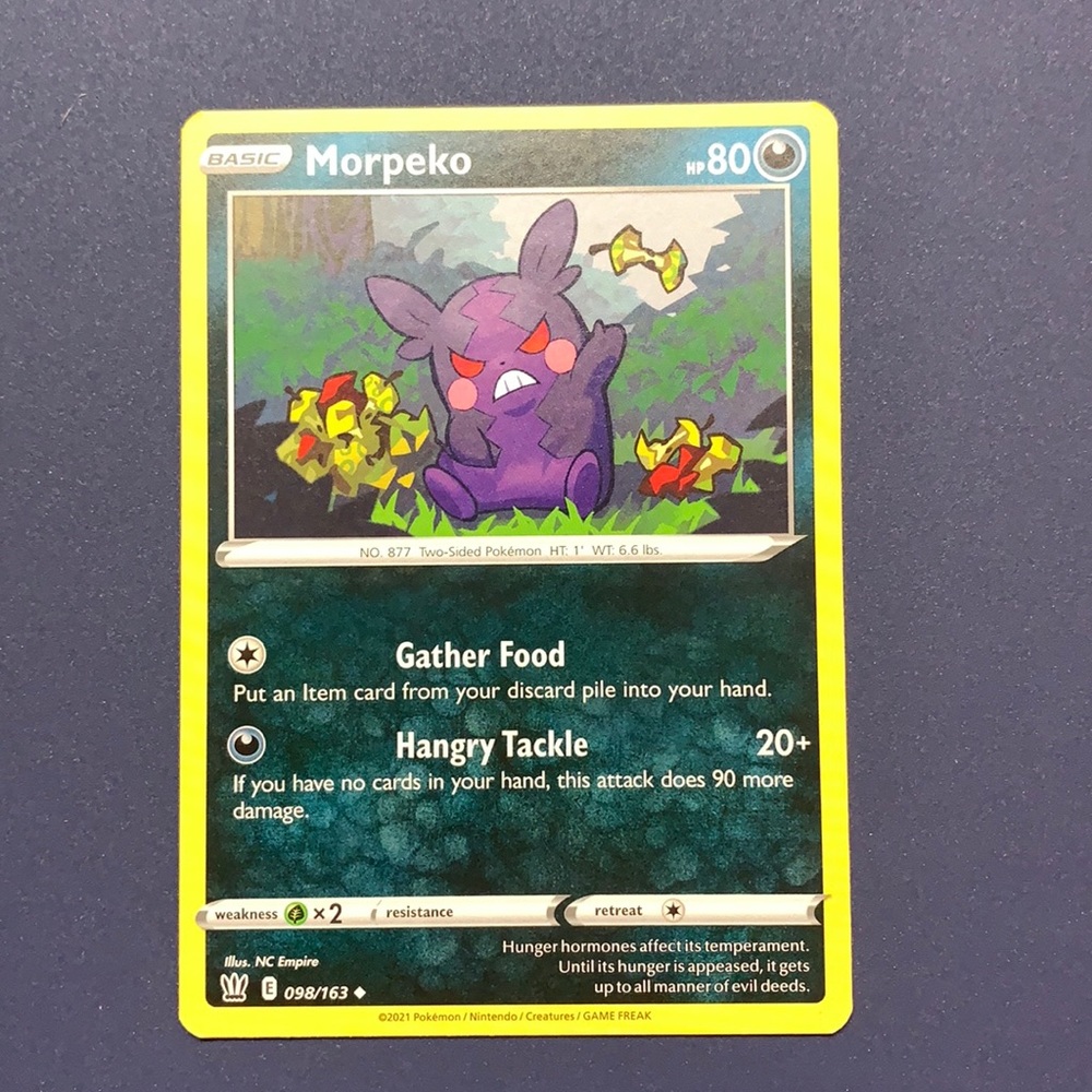 Morpeko Pokémon card 98/163